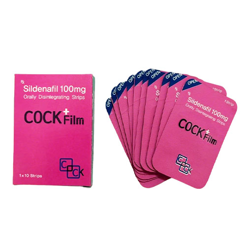印度口溶膜 COCK Film 口溶威爾剛 三秒即化 口含片 Sildenafil 100mg 助勃增硬