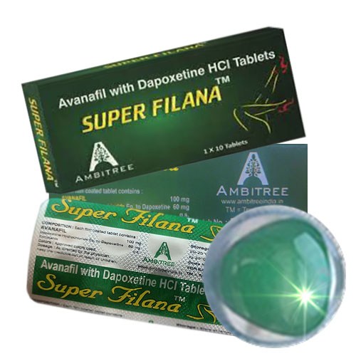 印度綠水鬼 Super Filana 第四代壯陽藥 阿伐那非 賽倍達雙效錠 無副作用