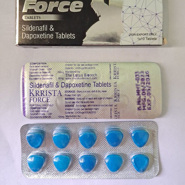 超級威而鋼 新品推薦 黑色風暴 Krrista Force 250mg 強效助勃增硬+持久 印度壯陽藥